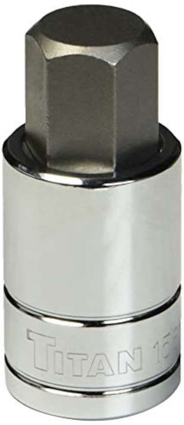 Titan 15617 12Inch Drive x 17mm Hex Bit Socket