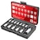 CARBYNE 13Piece Metric Hex Allen Bit Socket Set 2mm to 14mm S2 Steel Bits CrV Sockets 14 in 38 in and 12 in Drive Durable Storage Case