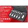CARBYNE 13Piece Metric Hex Allen Bit Socket Set 2mm to 14mm S2 Steel Bits CrV Sockets 14 in 38 in and 12 in Drive Durable Storage Case