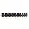 FLZOSPER 11PC 38 Drive Impact Bolt Nut Remover Set Twist Socket Screw Extractor ToolsStripped Lug Nut Remover with toolbox