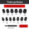 JEUCLEL 14PCS Twist Lug Nut Socket Set 38 inch Drive Damaged Nut Lock Remover Extractor Rusted Stubborn Locking Nut Removal Tool Kit Center Punch Bar