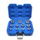 JEUCLEL 11Piece 38 Drive Metric Bolt Extractor Socket Set Sizes 819mm for Easy Removal of Damaged Fasteners with Innovative Clamping Design