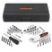 COMOWARE 69pcs Small Socket Set 14 38 Metric Standard Socket Wrench Set Ratchet Wrenches Set with Extension Bar 72T Ratchet Wrench Ratchet Sets for Auto Repairing Home Use