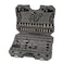 CRAFTSMAN OVERDRIVE 121Piece Gunmetal Chrome Mechanics Tool Set Standard SAEMetric Socket Set with Hard Case CMMT99121L