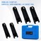 YSSNIUTOOL 5pcs 12090 Line Socket Set Fuel Injection Flare Nut Socket 17mm 19mm 21mm 22mm 24mmCompatible with 12090 Fuel Line Socket Tool for Audi VW BMW Ford Cummins Engines