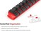 TEKTON 14 Inch Drive 2Rail Socket Organizer Set Red 40Tool OST03140 Made in USA