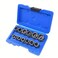 ASDTODW 13PCset Sockets Damaged Bolts Impact Bolt Nut Remover Set CrMo Steel Bolt Extractor Tool Extractor Threading Electric Drill