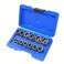 ASDTODW 13PCset Sockets Damaged Bolts Impact Bolt Nut Remover Set CrMo Steel Bolt Extractor Tool Extractor Threading Electric Drill