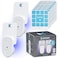 Katchy Plugin Fly Trap Indoor Blue Light Bug Catcher for Mosquito Gnat Fruit Fly Small Moth ChemicalFree EcoFriendly All Indoor Areas Kitchen Living Room Plants 2 Pack