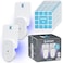 Katchy Plugin Fly Trap Indoor Blue Light Bug Catcher for Mosquito Gnat Fruit Fly Small Moth ChemicalFree EcoFriendly All Indoor Areas Kitchen Living Room Plants 2 Pack