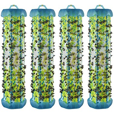 RESCUE! RESCUE NonToxic TrapStik for Flies Indoor Hanging Fly Trap 4 Pack