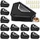 Qualirey 12 Pcs Upgraded Mouse Bait Station with Key Visible Window Indoor Required Mouse Stations Mice Traps Boxes Station for Small Mice Indoor Outdoor Keeps Children Safe Bait Not Included