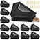 Qualirey 12 Pcs Upgraded Mouse Bait Station with Key Visible Window Indoor Required Mouse Stations Mice Traps Boxes Station for Small Mice Indoor Outdoor Keeps Children Safe Bait Not Included
