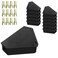 Anblak Mouse Station with Keys Black 12 Pack Key Required Mouse Stations Mice Stations Keeps Children and Pets Safe Indoor Outdoor
