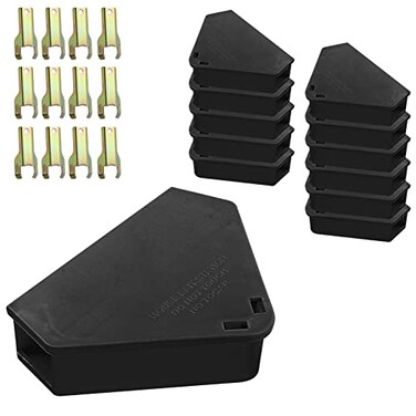 Anblak Mouse Station with Keys Black 12 Pack Key Required Mouse Stations Mice Stations Keeps Children and Pets Safe Indoor Outdoor