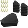 Anblak Mouse Station with Keys Black 12 Pack Key Required Mouse Stations Mice Stations Keeps Children and Pets Safe Indoor Outdoor