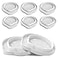 ASPECTEK Bed Bug Interceptors Pack of 8 PesticideFree Traps and Insect Detectors Effective Pest Control Solution with No Chemicals for Bed Bugs and Other Pests White