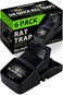 Guarden Rat Trap Six Pack Indoor and Outdoor Traps for Mice Voles Rats Chipmunks Easy to Set Powerful Snap Quick Kill by