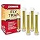 Catchmaster Gold Stick Fly Trap 4Pk Bug Fruit Fly Traps for Indoors Outdoors Premium Adhesive Mosquito Gnat Bug Catcher Insect Killer Bulk Pest Control for Home