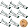 Qualirey 8 Pcs Outdoor Gopher Trap Easy Set Mole Trap Weather Resistant Gopher Killer Vole Killer for Lawn Garden Farm Green
