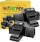TRATPER Rat and Chipmunk Traps Prevents Accidental Triggering with Dual Tunneled Design Covered Snap Traps for Humane Kill Reusable Pest Control for Rats Indoor Outdoor Use 2 Pack