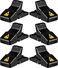Feeke Rat Trap Large Mouse Traps Mouse Traps Indoor for Home Instant Kill Traps for Mouse Rat Chipmunk Quick Set Up and Reusable 6 Pack Black
