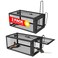 Wanqueen 2 Packs Humane Rat Trap Outdoor Mouse Traps Indoor Use Rodent Chipmunk Traps for Small Live Animal Catch and Release Black