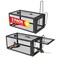 Wanqueen 2 Packs Humane Rat Trap Outdoor Mouse Traps Indoor Use Rodent Chipmunk Traps for Small Live Animal Catch and Release Black
