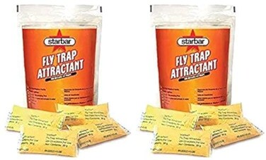 Starbar 2 Bags of Fly Trap Attractant 16 Pouches Total