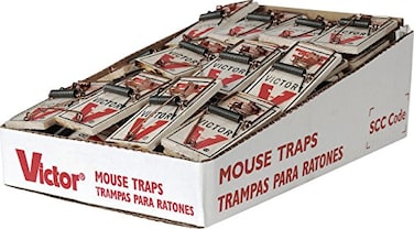 Victor Pest Metal Pedal Mouse Trap Bulk 72 Count Set of 72