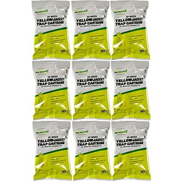 RESCUE! RESCUE Yellowjacket Attractant Cartridge 10 Week Supply for RESCUE Reusable Yellowjacket Traps 9 Pack