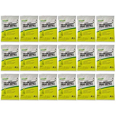 RESCUE! RESCUE Yellowjacket Attractant for RESCUE Reusable Yellowjacket Traps 4 Week Supply 18 Pack