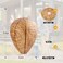 htiepf 4 Pack Hanging Paper Fake Wasp Nests for HomeBrown