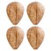htiepf 4 Pack Hanging Paper Fake Wasp Nests for HomeBrown