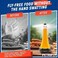 PETRI Fly Fans for Tables 2pk with Anti Bug Light Food Fans to Keep Flies Away from Food Spinner Fly Fan for Outdoor Table Repellent