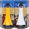 PETRI Fly Fans for Tables 2pk with Anti Bug Light Food Fans to Keep Flies Away from Food Spinner Fly Fan for Outdoor Table Repellent