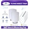 Bug Parking Flying Insect Trap Plugin UV Light for Gnats Fruit Flies and Houseflies Silent Sticky Catcher for Indoor Use 2 Devices 6 Refills