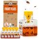 Super Ninja Fruit Fly Traps for Indoors 6 Pack Highly Effective Fruit Fly Catcher for Indoor Use for Home Kitchen Up to 3 Weeks of Performance per Bottle Kid Pet Friendly