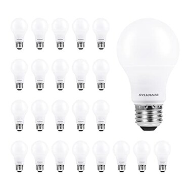 LEDVANCE Sylvania ECO LED A19 Light Bulb 60W Equivalent Efficient 9W 7 Year 750 Lumens NonDimmable Frosted 5000K Daylight 24 Pack 40987
