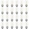 VISTERLITE 24 Pack Dimmable Shatterproof S14 LED Replacement Outdoor String Light Bulbs 2200K 2W Plastic LED E26 Medium Screw Base Edison Bulbs Equivalent to 1125 watt
