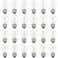 VISTERLITE 24 Pack Dimmable Shatterproof S14 LED Replacement Outdoor String Light Bulbs 2200K 2W Plastic LED E26 Medium Screw Base Edison Bulbs Equivalent to 1125 watt