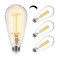 DAYBETTER 4 Pack Vintage LED Edison Bulbs E26 Led Bulb 60W Equivalent Dimmable Led Light Bulbs High Brightness 800 LM Warm White 2700K ST58 Antique LED Filament Bulbs Clear Glass Style for Home