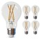 Feit Electric LED Clear A19 Medium Base Light Bulb 60W Equivalent 15 Year Life 810 Lumen 2700K Soft White Dimmable 4Pack