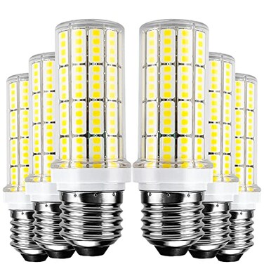 RIUVAO Led Light Bulb 6pcs 200w Equivalent 2500 Lumen 5000k Cool Daylight White 20w Super Bright Led Bulb E26E27 BaseLed Light Bulbs for Home Garage Warehouse Indoor Outdoor Light Bulb