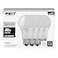 Feit Electric A19 LED Light Bulb 40Watt Equivalent 3500K Neutral White E26 Base 450 Lumens 11000Hour Lifespan Generalpurpose Residential or Commercial Applications A45083510KLED4 4Pack