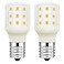 OPXELUYO Led KEI D28X KEL 2816X Refrigerator Bulb 3W 2815 D28M Replacement Freezer Light Bulbs 100265v E17 40w Halogen 500lm Equivalent Daylight White 6000K Pack of 2