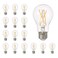 LEDVANCE Sylvania Led Truwave Natural Series A19 Light Bulb 60W Equivalent Efficient 8W Medium Base Dimmable Clear 5000K Daylight 16 Pack 40809