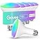 Govee Smart Light Bulbs 1200 Lumens Dimmable BR30 Bulbs RGBWW Color Changing Light Bulbs WiFi Bluetooth LED Bulbs 16 Million Colors Music Sync Compatible with Alexa Google Assistant 6 Pack