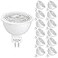 Mlambert 12 Pack MR16 LED Bulbs 50W Halogen Equivalent2700K Warm White5W GU53 MR16 12V Spotlight BulbNonDimmable45 Beam Angle for Landscape