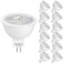 Mlambert 12 Pack MR16 LED Bulbs 50W Halogen Equivalent2700K Warm White5W GU53 MR16 12V Spotlight BulbNonDimmable45 Beam Angle for Landscape